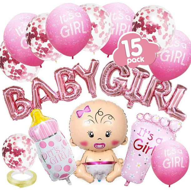 Anagram International Celebrate Baby Girl Balloon Pink 